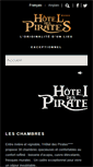 Mobile Screenshot of hoteldespirates.fr